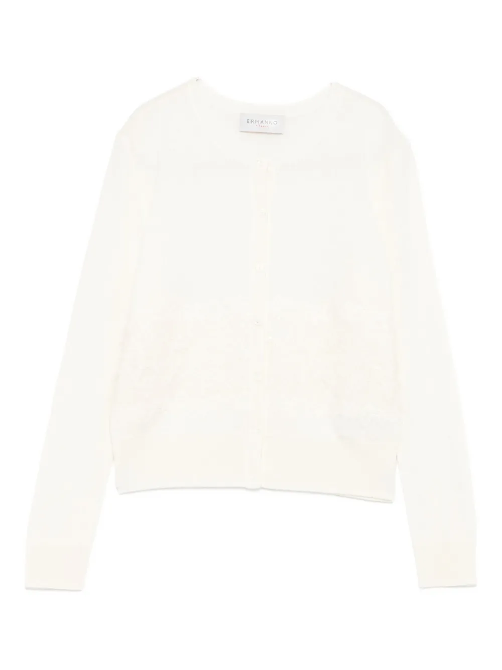 ERMANNO FIRENZE  suéter con cuello redondo | blanco | Image 1