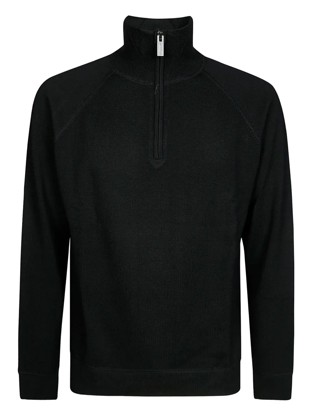 Paolo Pecora Maglia Mezza zip half sweater | Black | Image 1