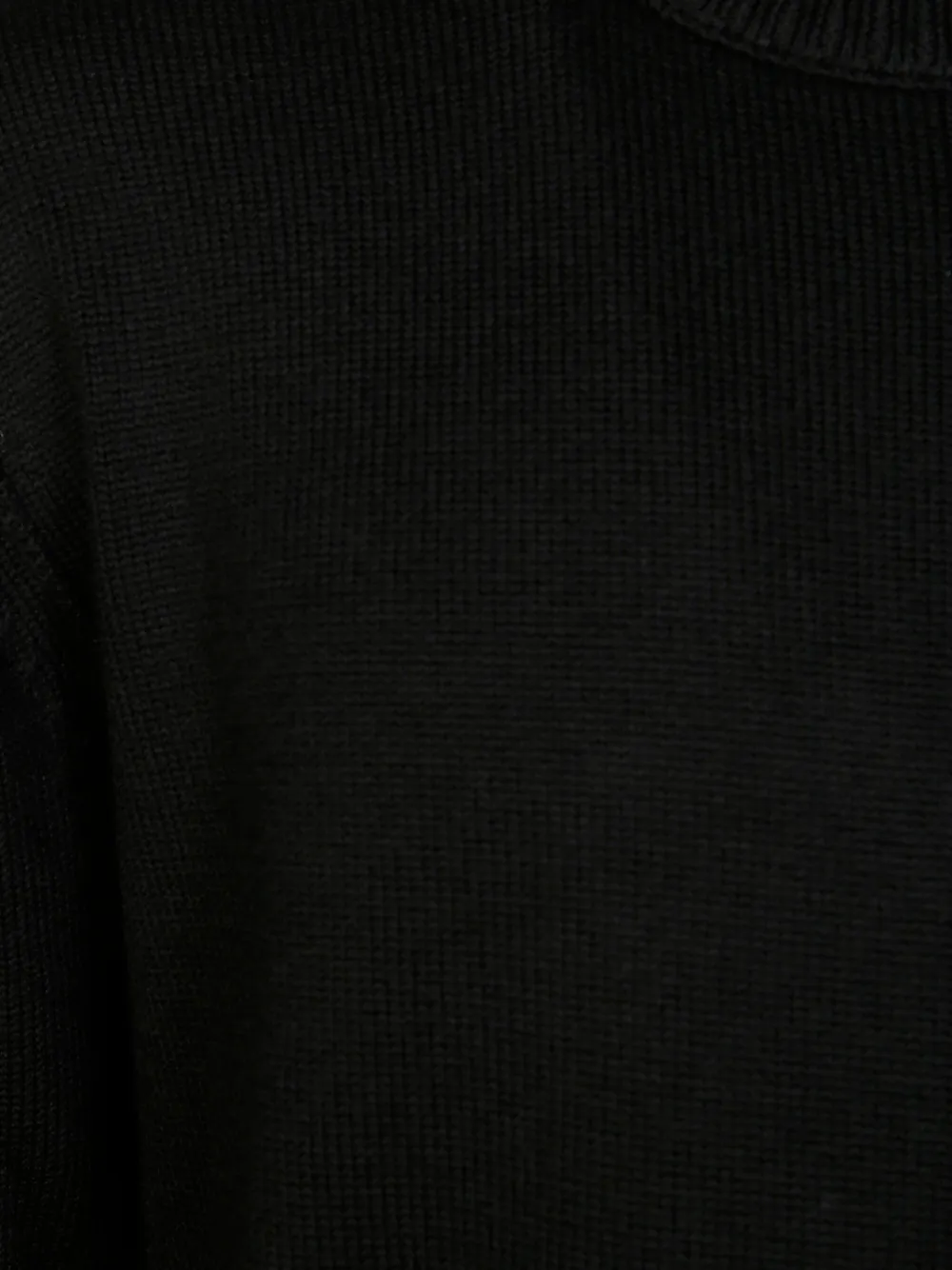 Paolo Pecora Trui met naaddetail Zwart