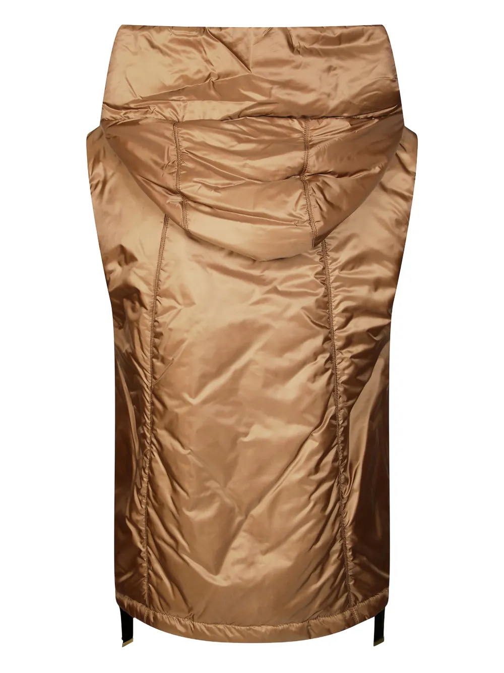 Max Mara Greengo Hooded Gilet In Multi