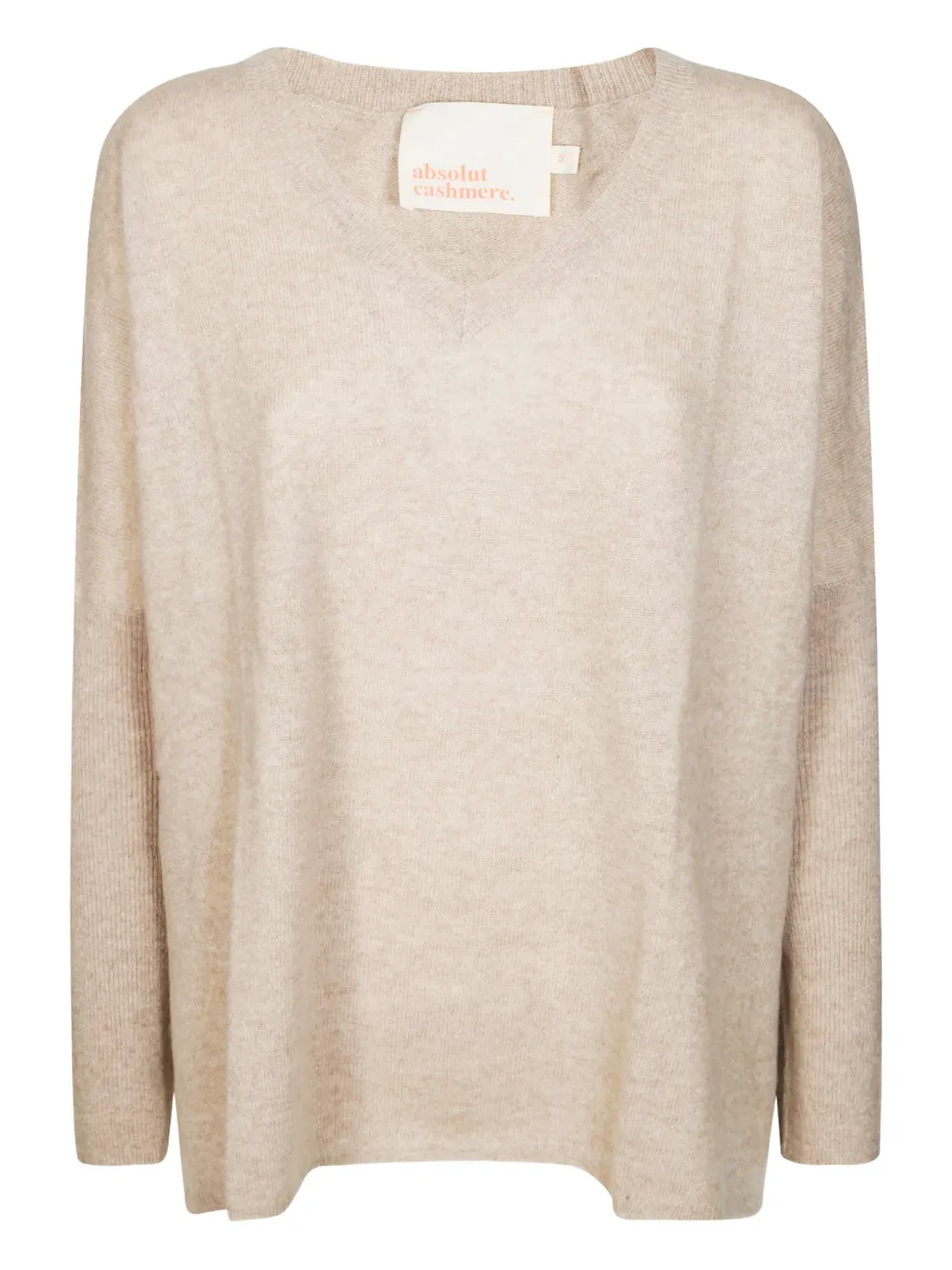 Absolut Cashmere Camille V-neck Knitwear In Neutral