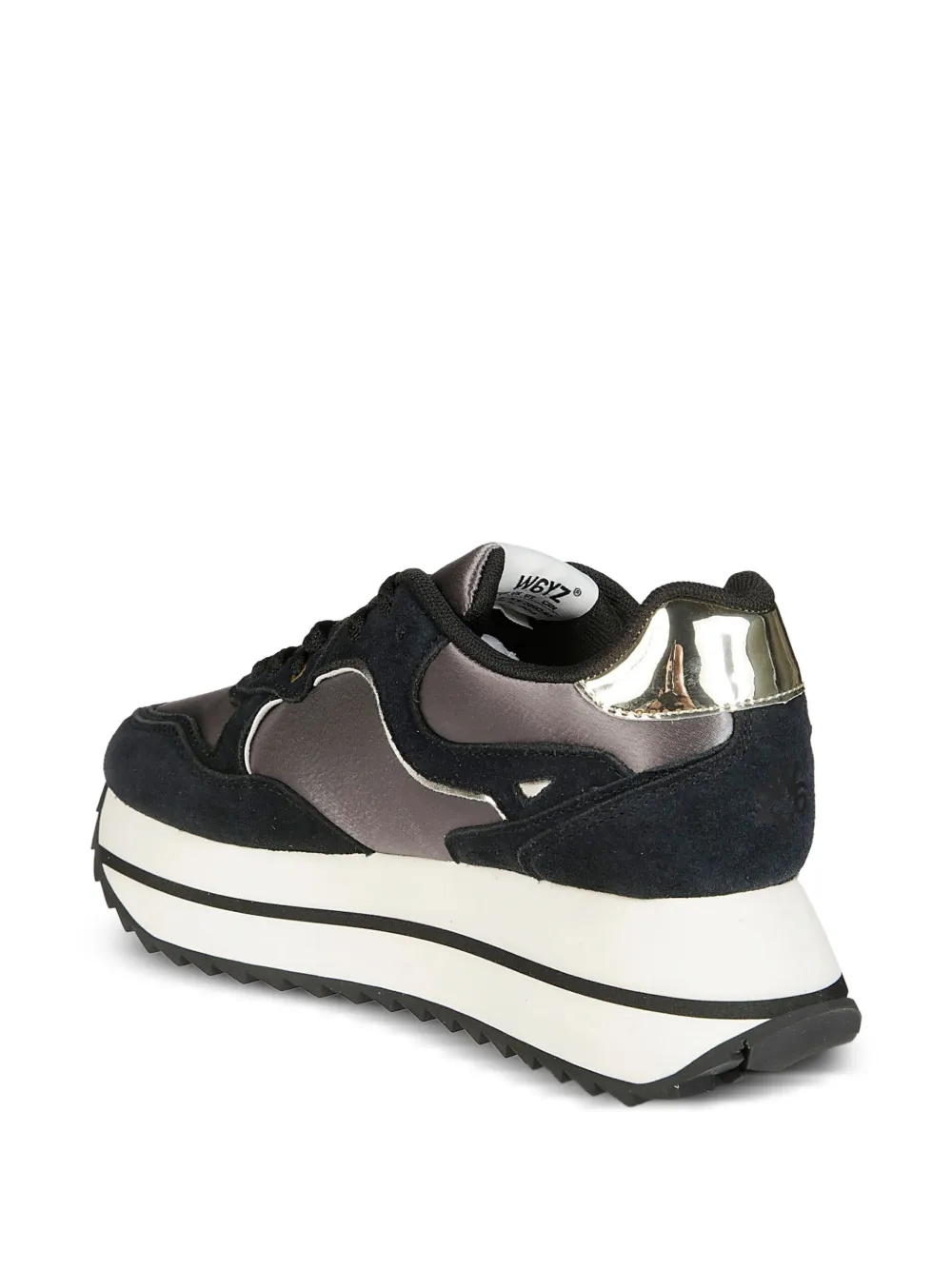 W6YZ Deva sneakers met plateauzool Zwart