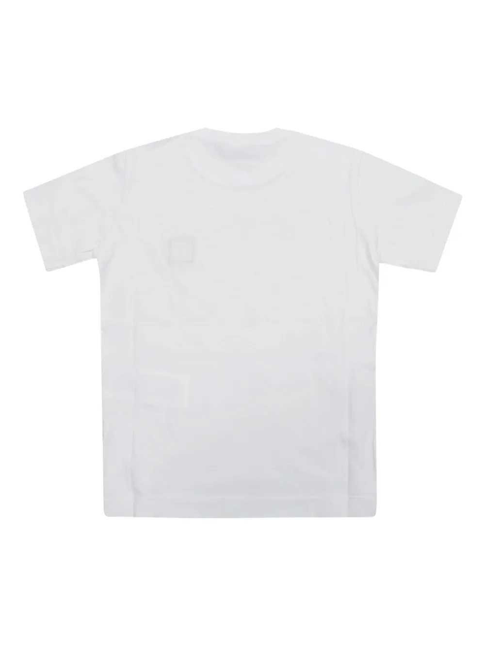 Stone Island Junior T-shirt met logopatch Wit