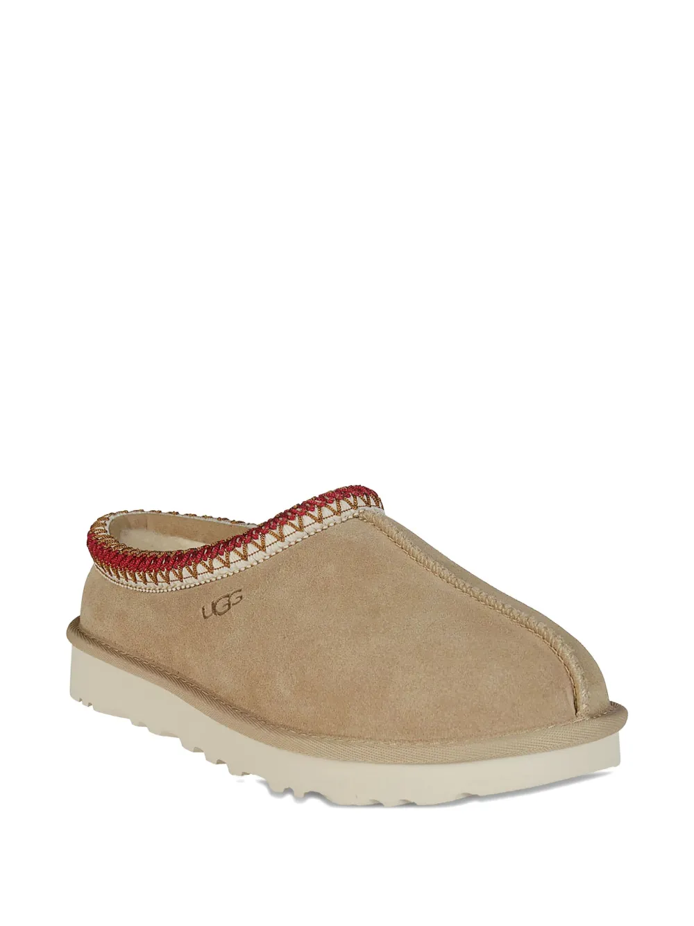 UGG Tasman braided slippers - SAND/DARK CHERRY