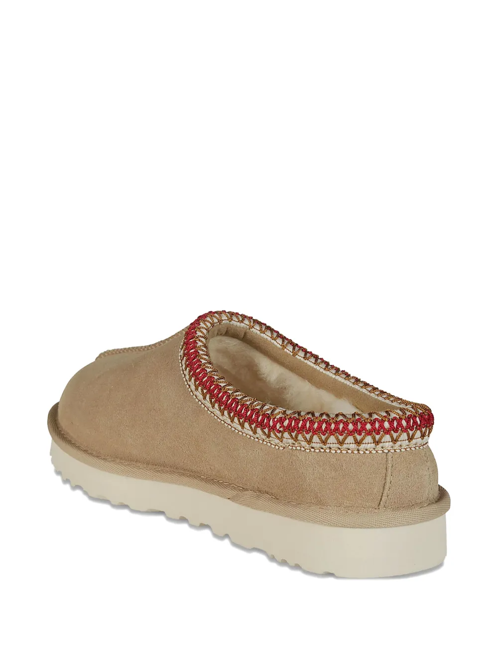 UGG Tasman gevlochten slippers SAND DARK CHERRY
