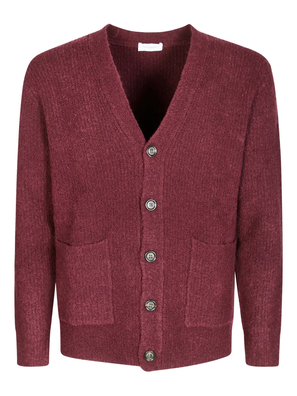 Paolo Pecora buttoned patch-pocket cardigan | Red | Image 1