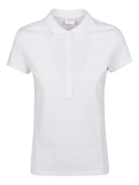 Sun68 logo strass polo top