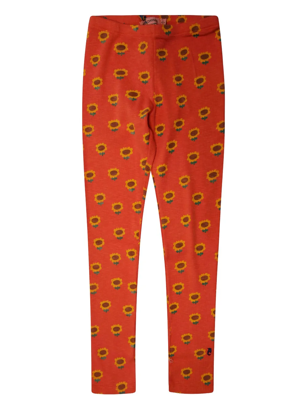 Bobo Choses Leggings mit Sonnenblumen-Print - Orange