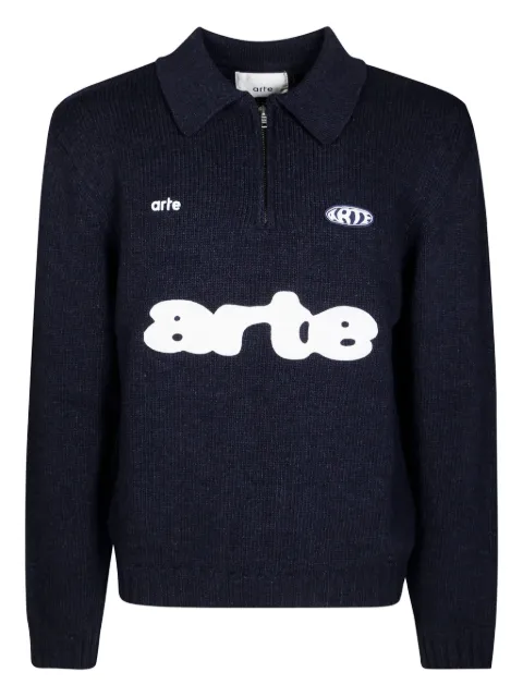 Arte Antwerp polo con media cremallera