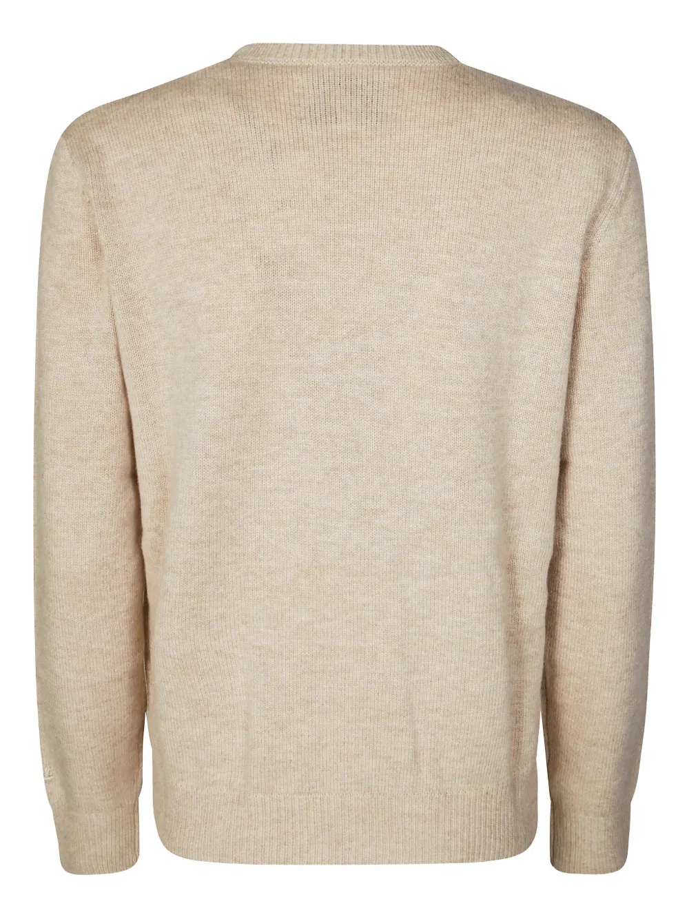 MC2 Saint Barth New Queen splendida trui met ronde hals Beige