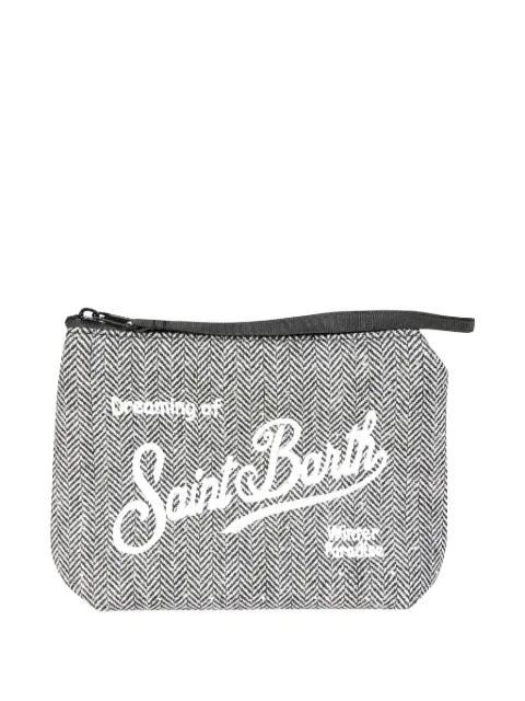 MC2 Saint Barth Aline herringbone make up bag