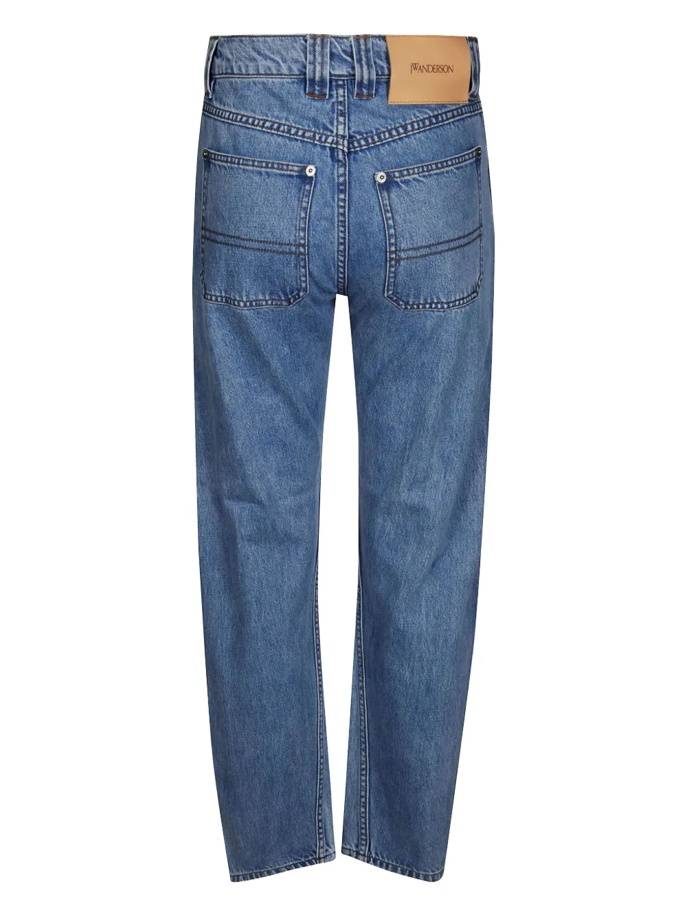 JW Anderson Gedraaide jeans - Blauw
