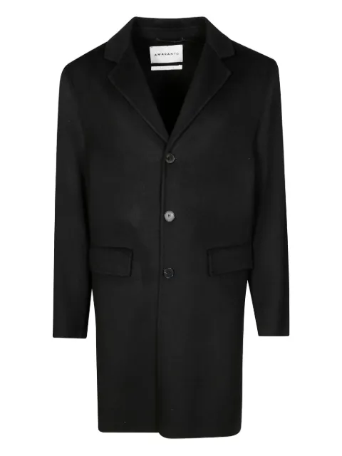 AMARÁNTO notched-lapels overcoat