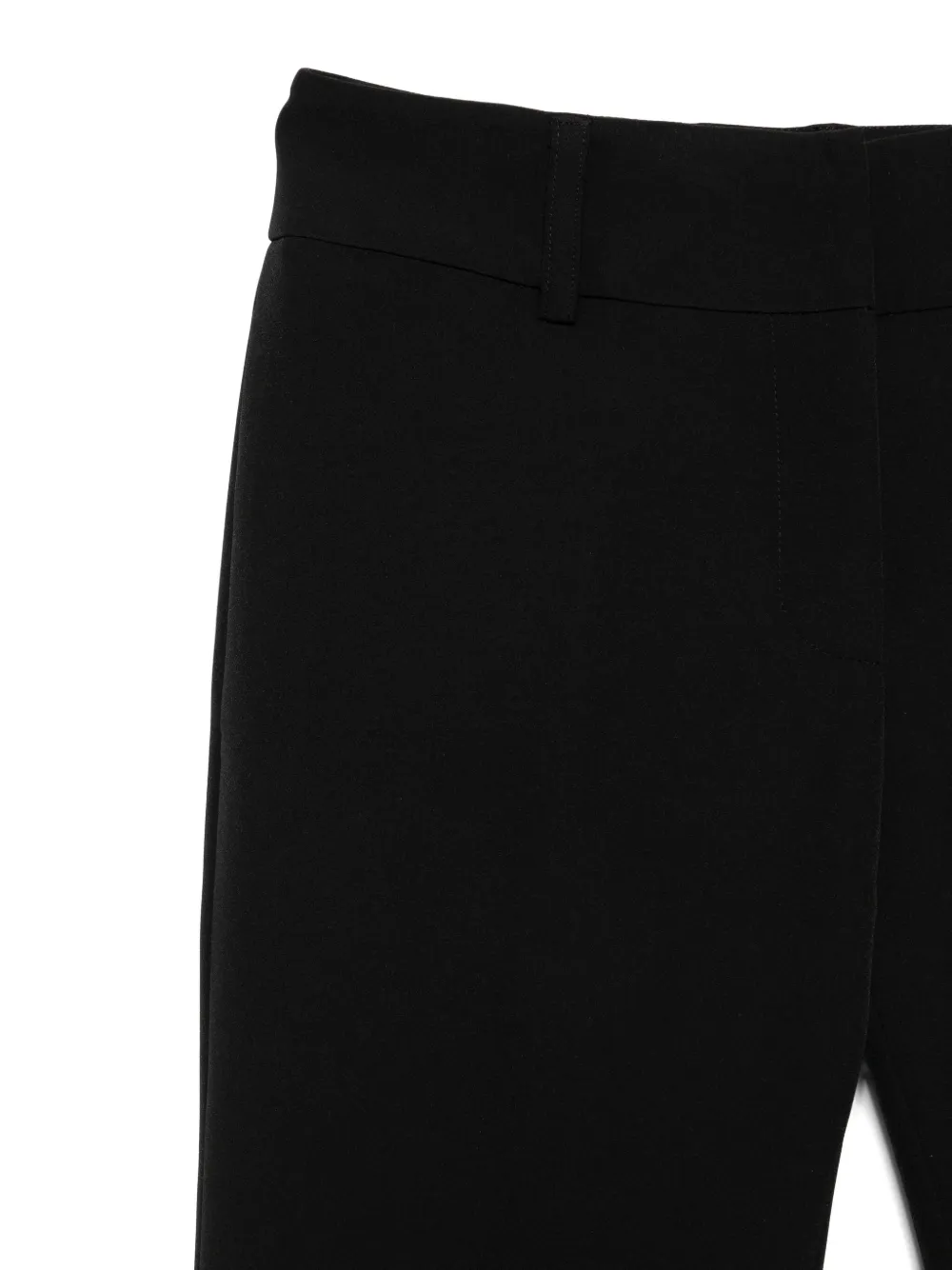 Ermanno Firenze Pressed-crease Trousers In Black