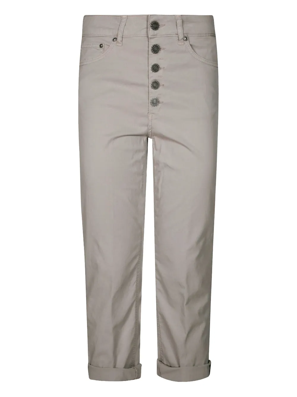 DONDUP cropped trousers | Grey | Image 1