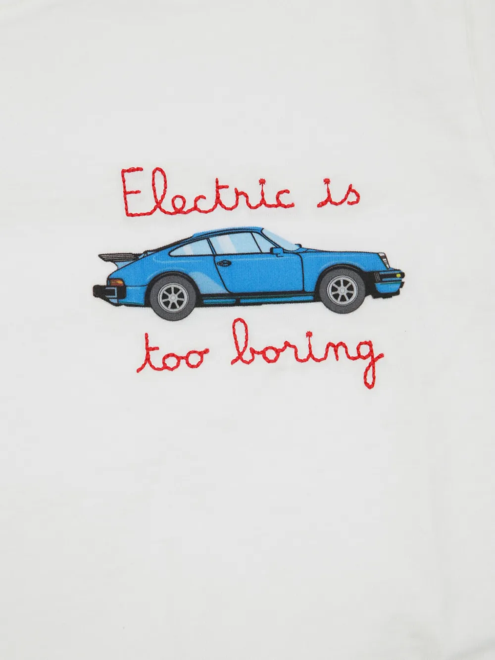 Mc2 Saint Barth Embroidered T-shirt In White