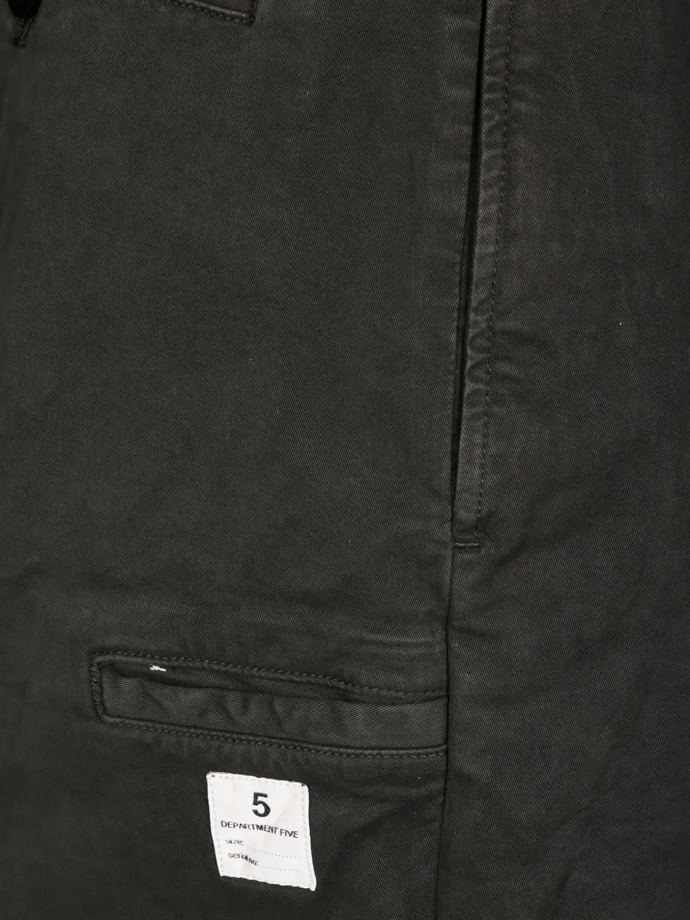 Department 5 Geplooide chino Zwart