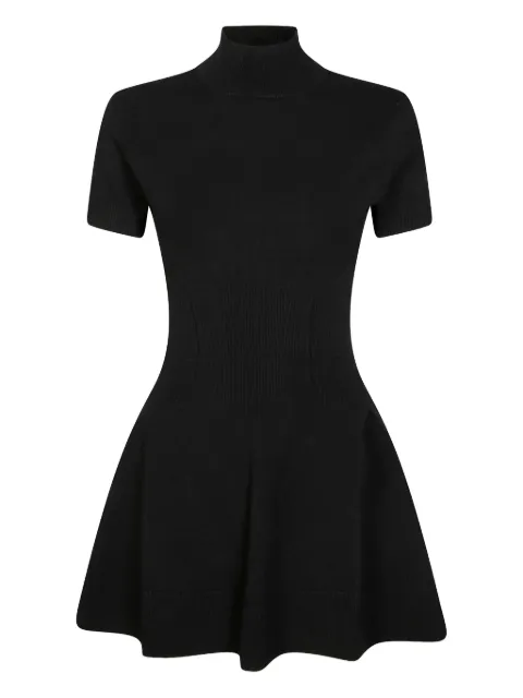 DONDUP short-sleeve ribbed mini dress