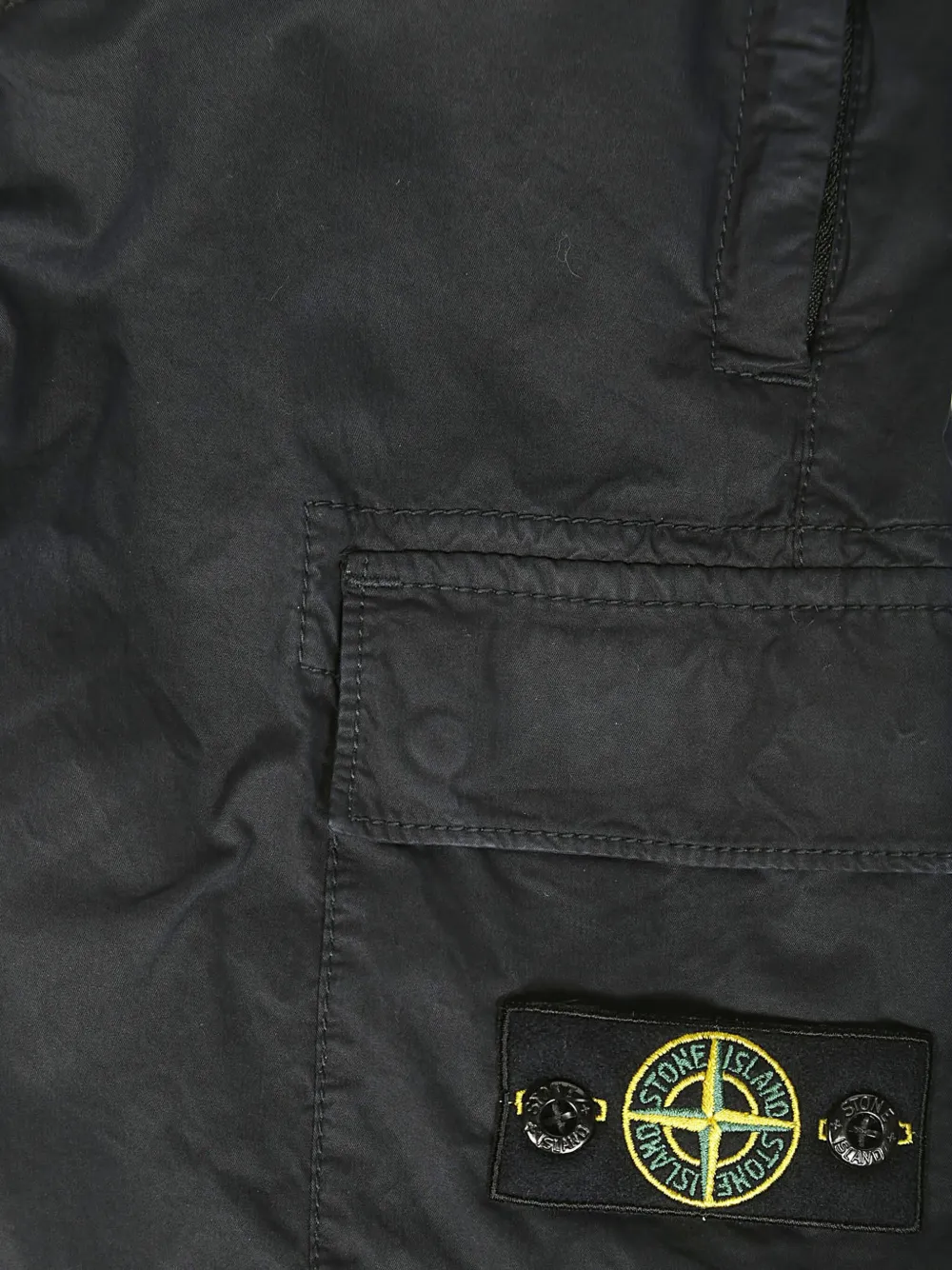 Stone Island Junior Bermuda shorts met zak Grijs