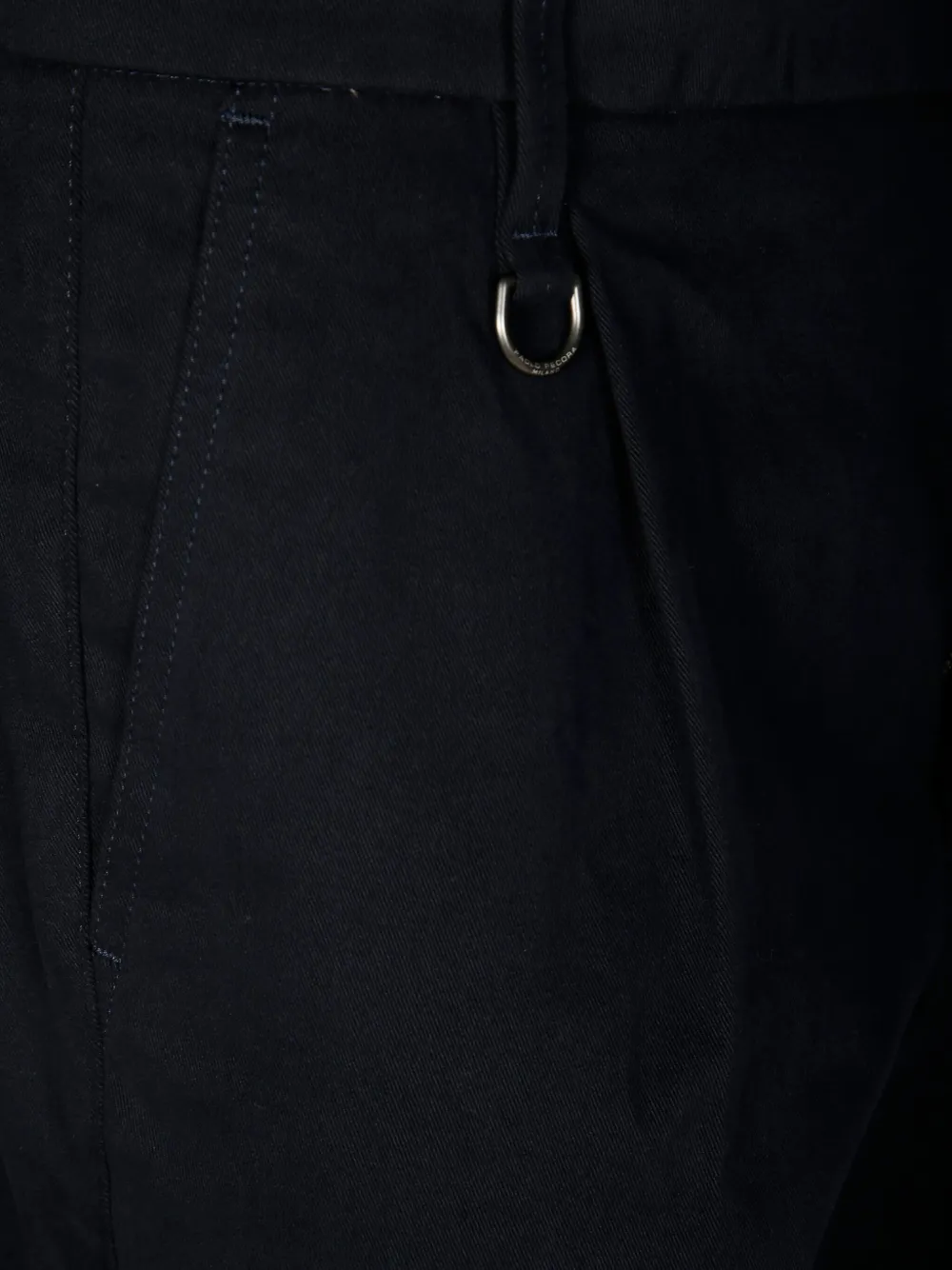 Paolo Pecora Pleated Trousers In Blue