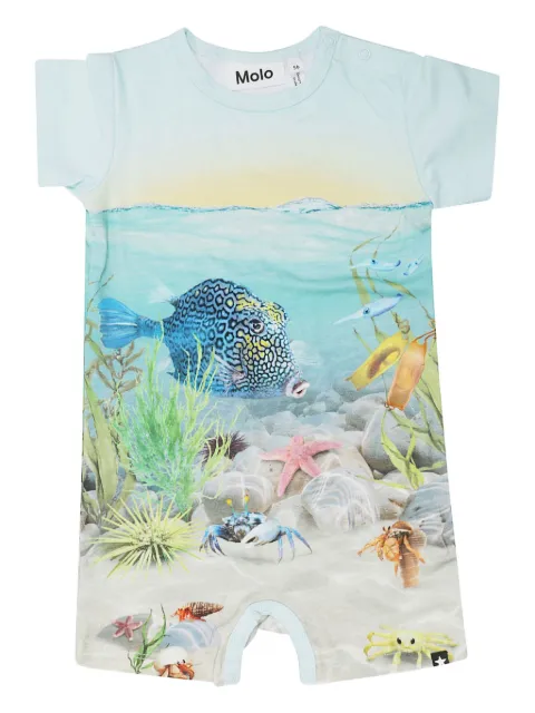 Molo sea-print romper