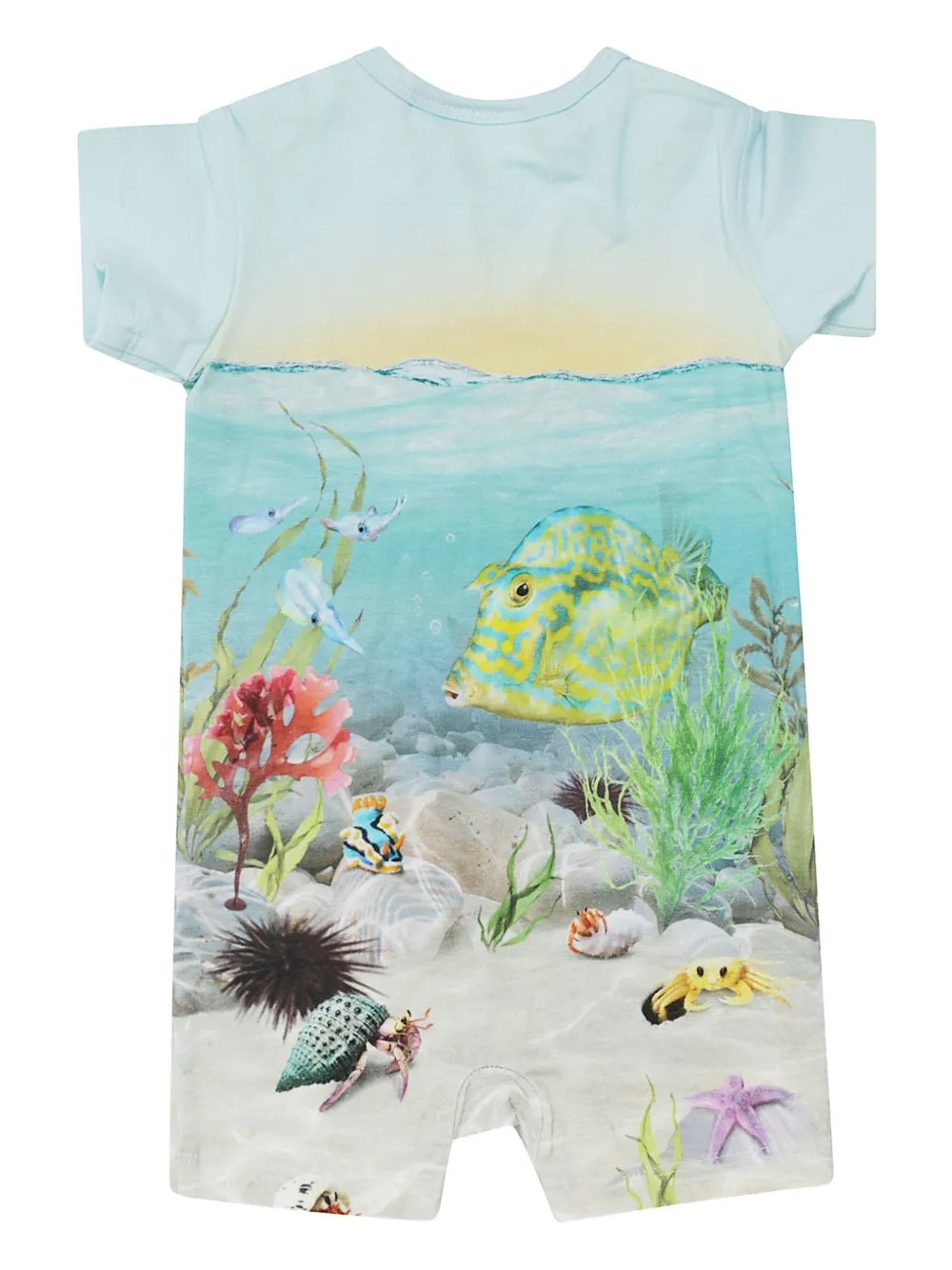 Molo Romper met zeeprint - Blauw
