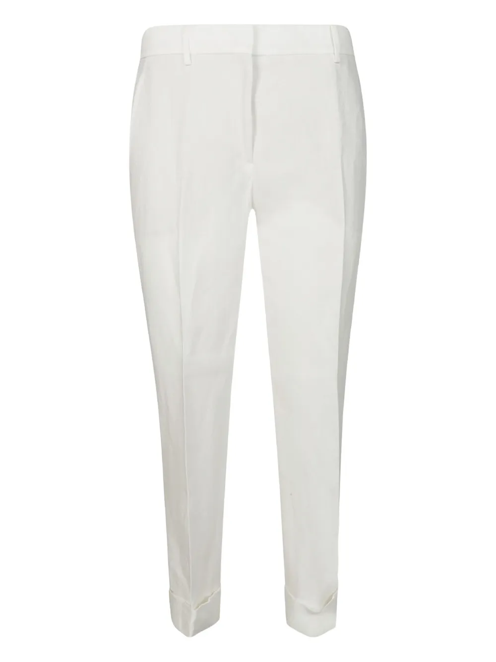 Incotex Cuffed-ankles Trousers In White
