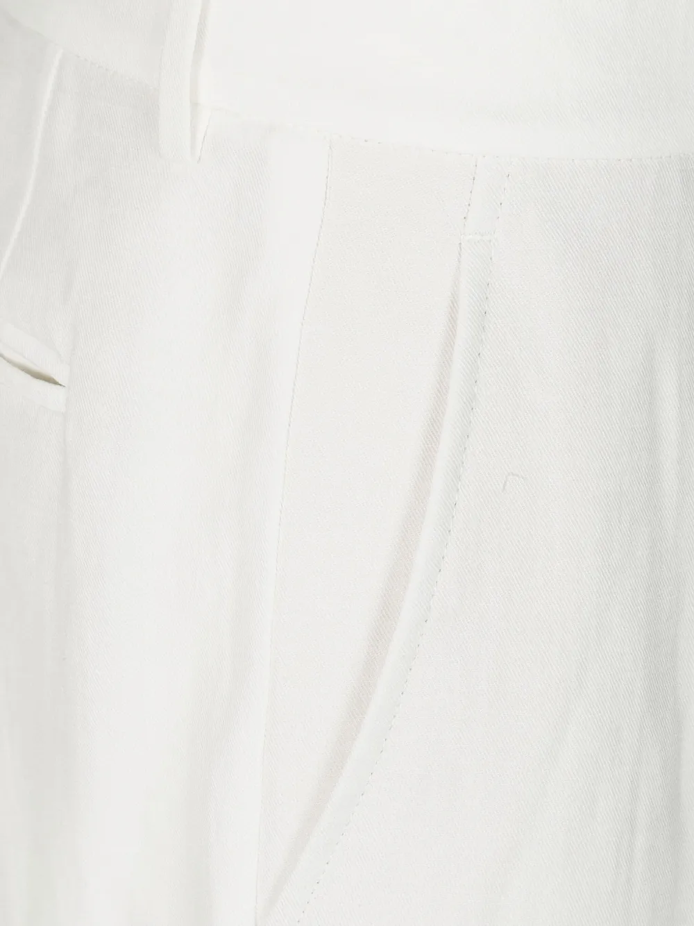 Incotex Cuffed-ankles Trousers In White