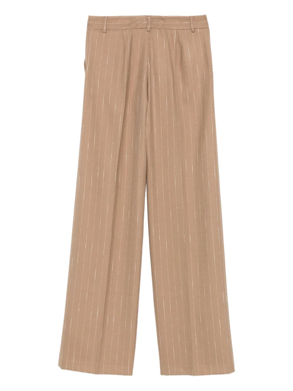 ERMANNO FIRENZE pinstripe straight-leg trousers - Bruin