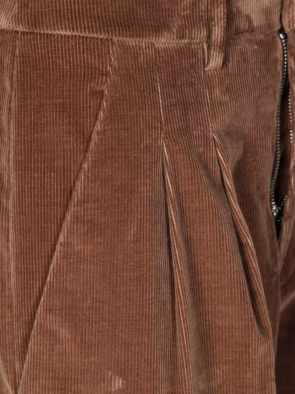Dondup Eloise Pleated Trousers In Brown