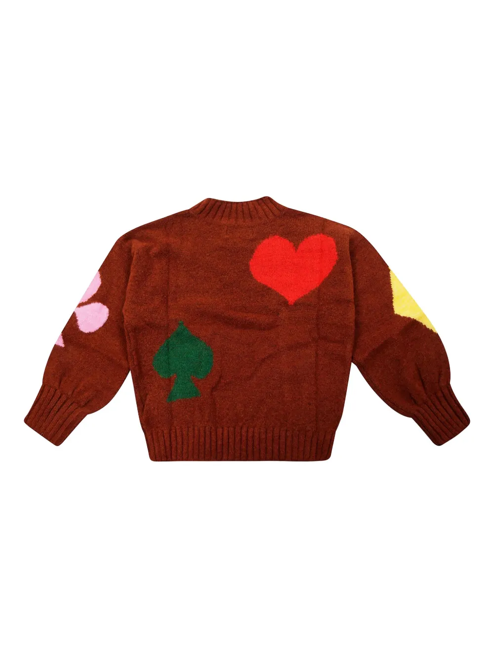 Bobo Choses heart-intarsia sweater | Girls Jumpers & Knitwear | Image 2