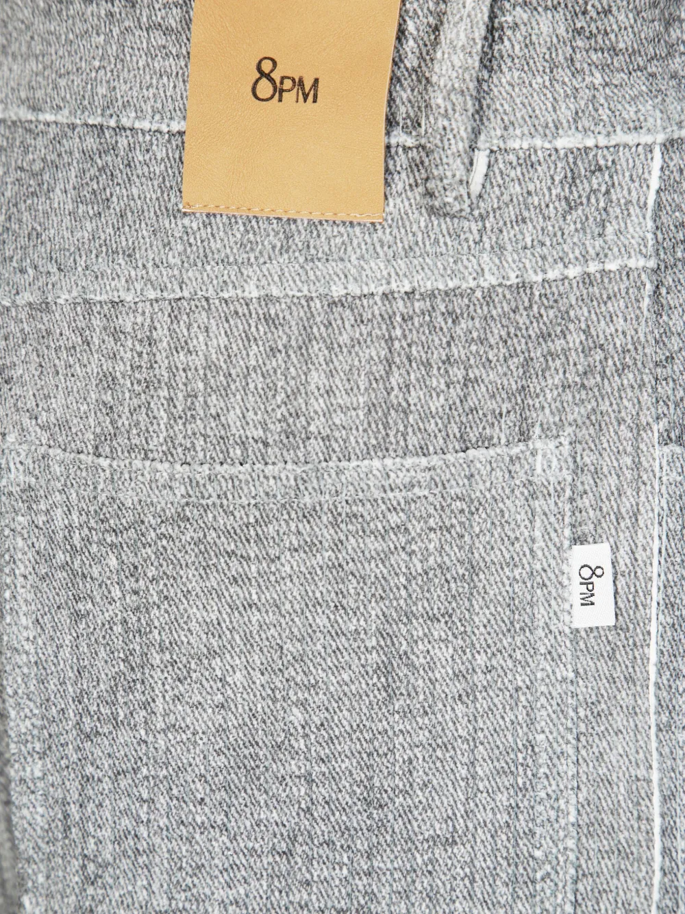 8pm Philomena Palazzo Trousers In Gray