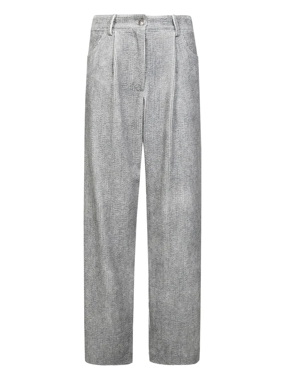 8pm Philomena Palazzo Trousers In Gray