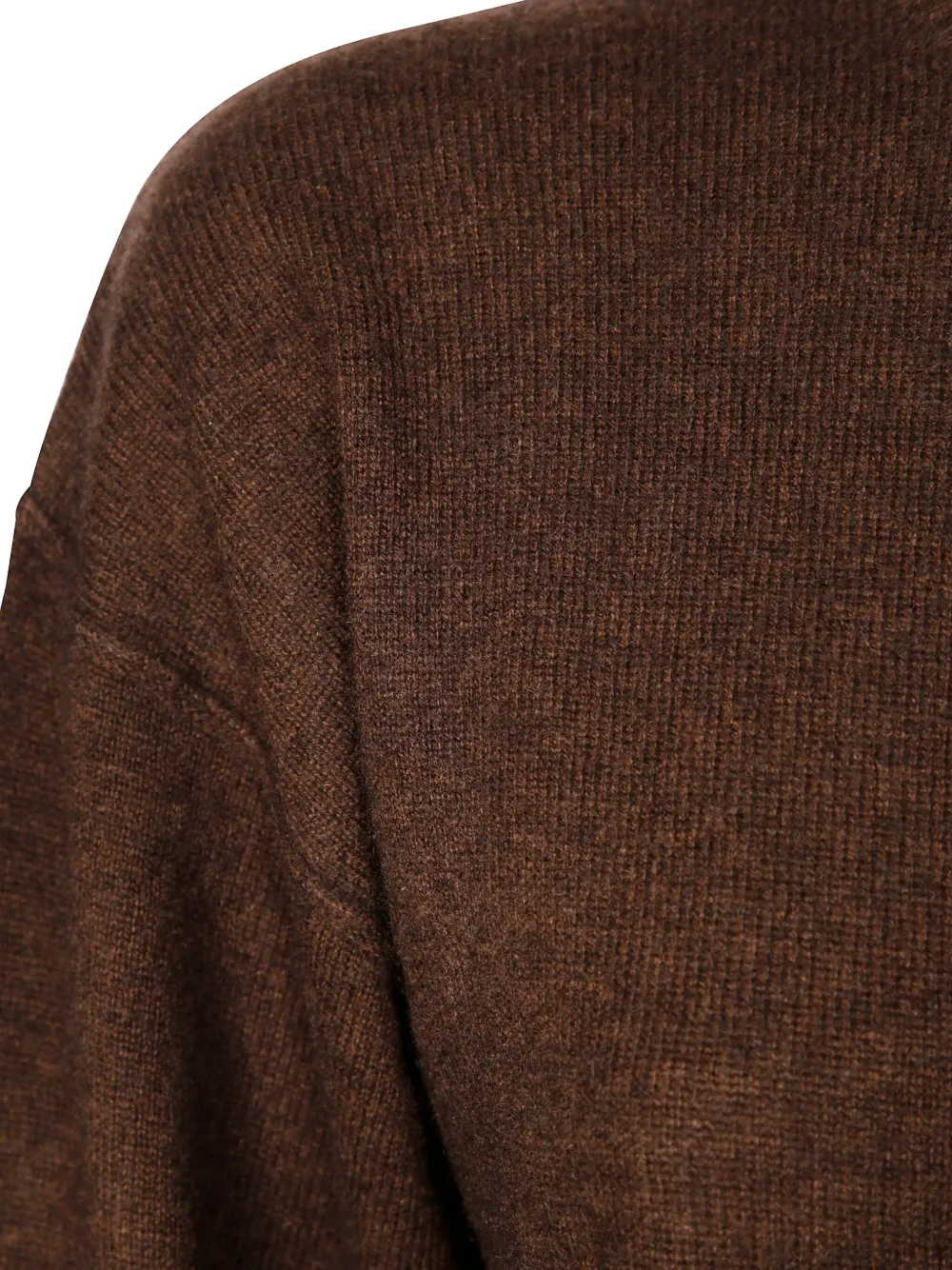 Absolut Cashmere Caterina Rear-seam-split Sweater In Brown