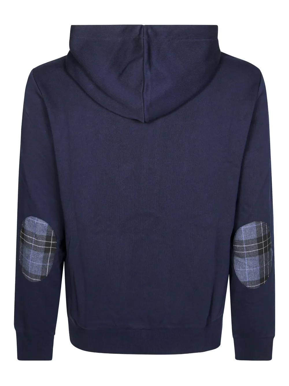 Sun 68 Zip Hoodie With Contrasting Fabric In Blue