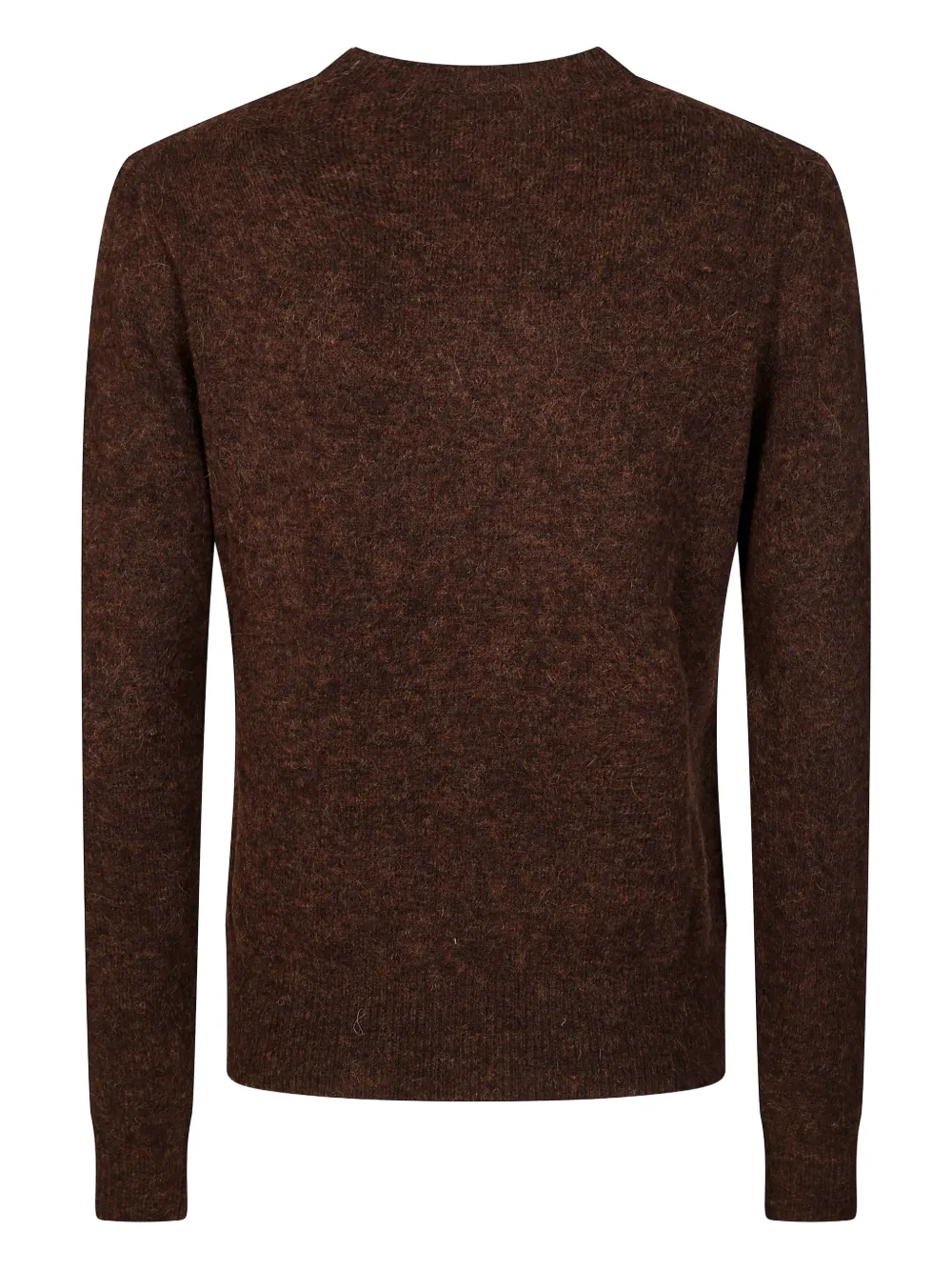 Mc2 Saint Barth New Queen Strass Sweater In Brown