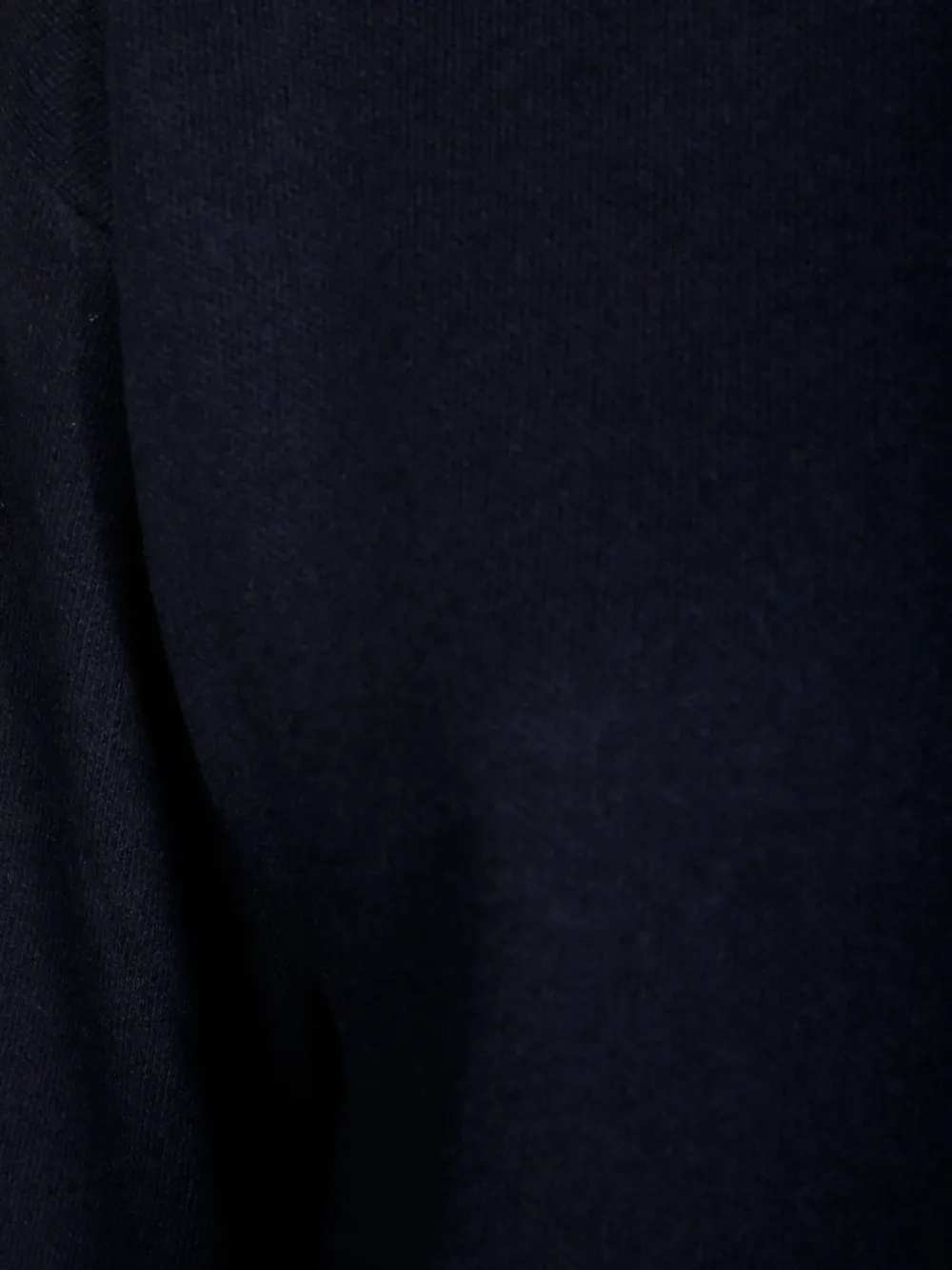Daniele Fiesoli Relaxed Fit Dark Navy Sweater With Dropped Shoulders In Blue