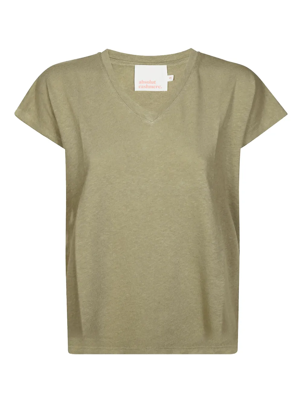 Absolut Cashmere V-neck T-shirt In Green