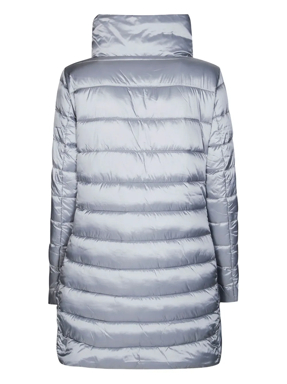 Save The Duck Lydia High-neck Quilted Coat In Animal Print