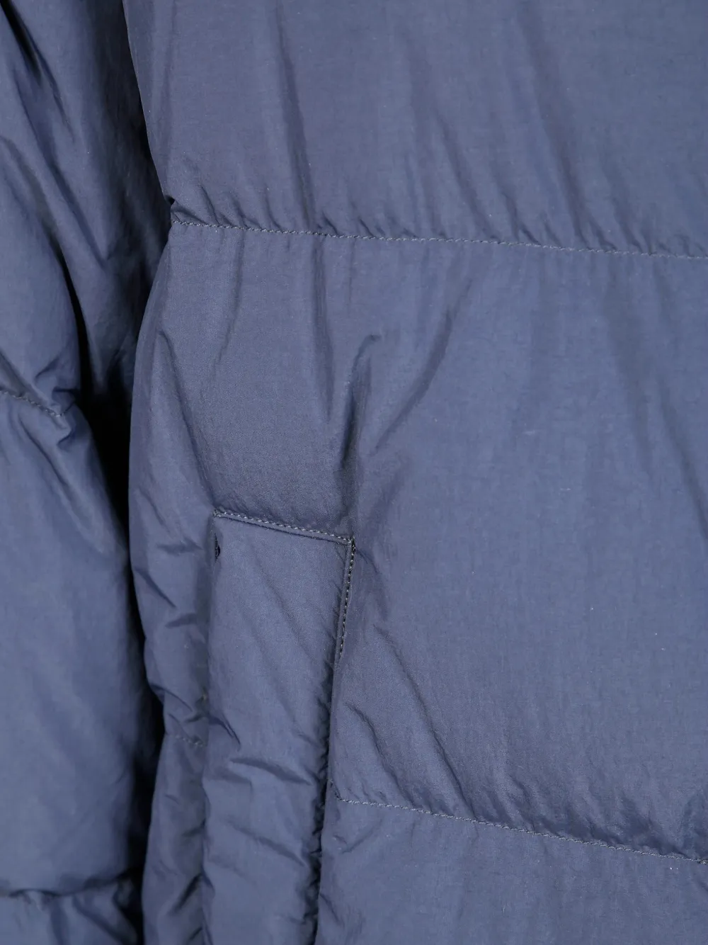 Weekend Max Mara Tenuta Funnel-neck Coat In Blue