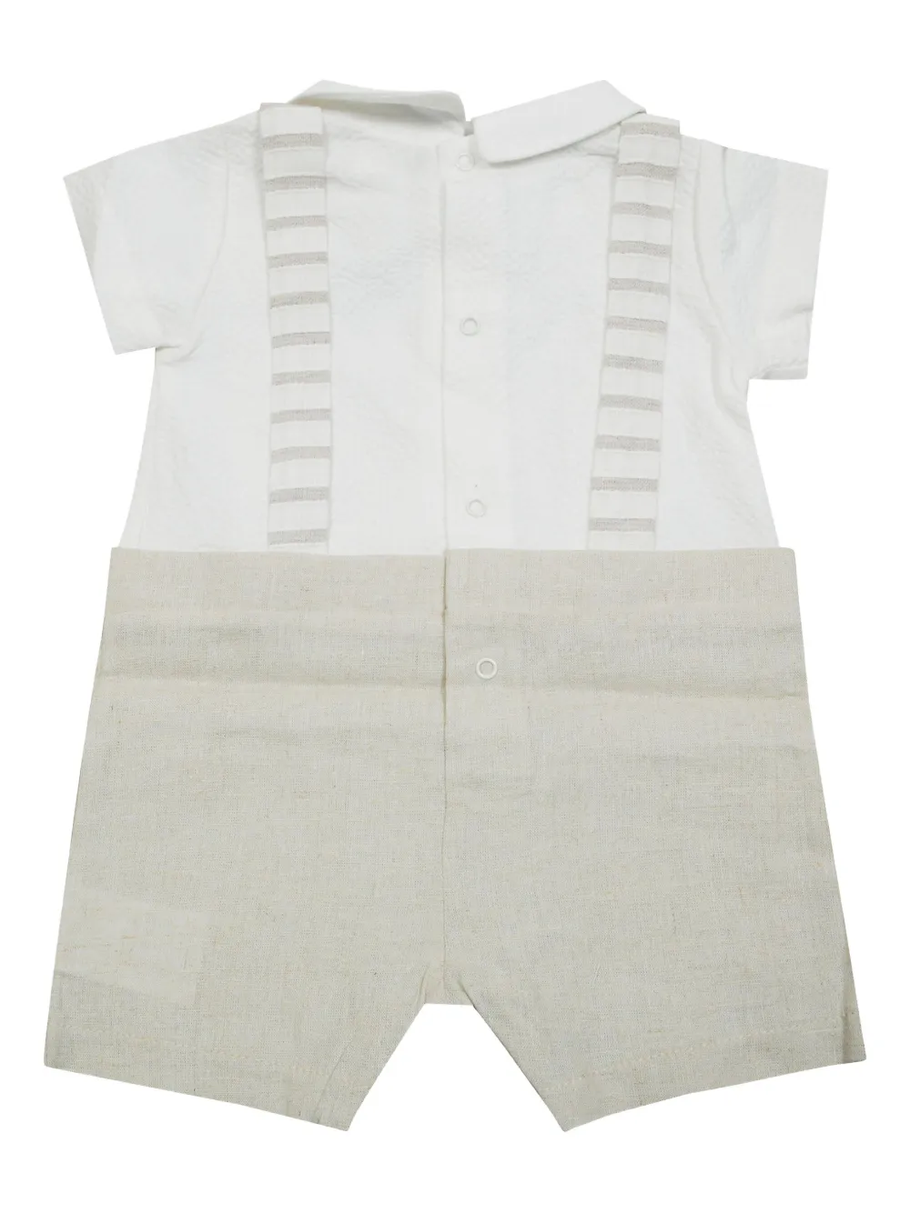 LALALU Romper met streepdetail - Beige