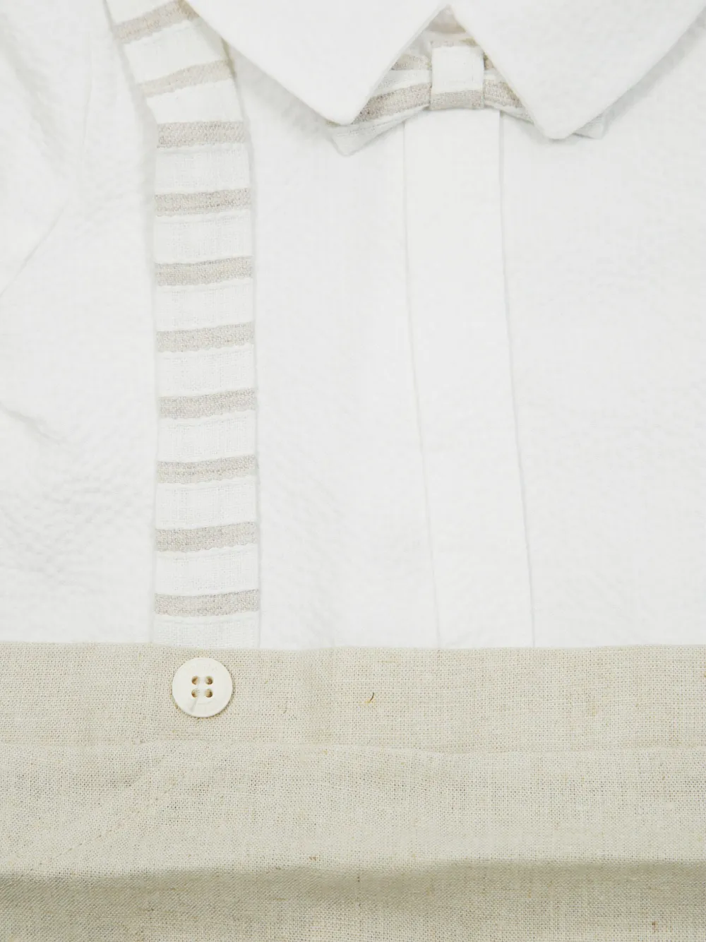 Stripe-Detail Romper