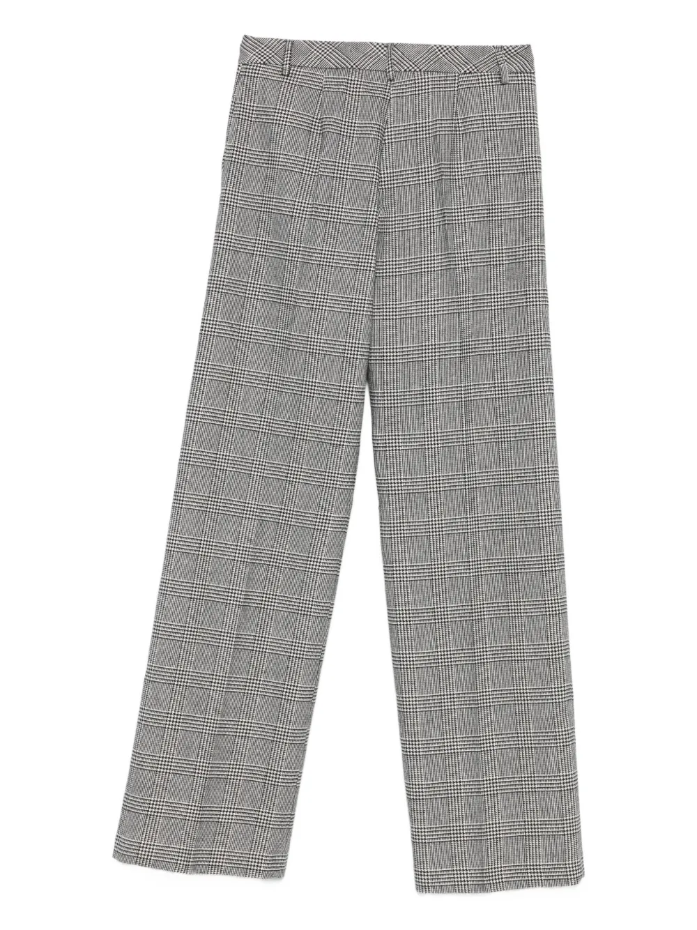 ERMANNO FIRENZE checked trousers - Zwart