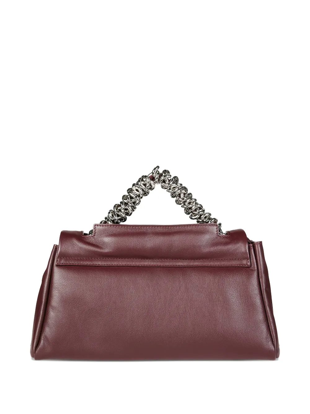Orciani Sveva Padded Shoulder Bag In Burgundy
