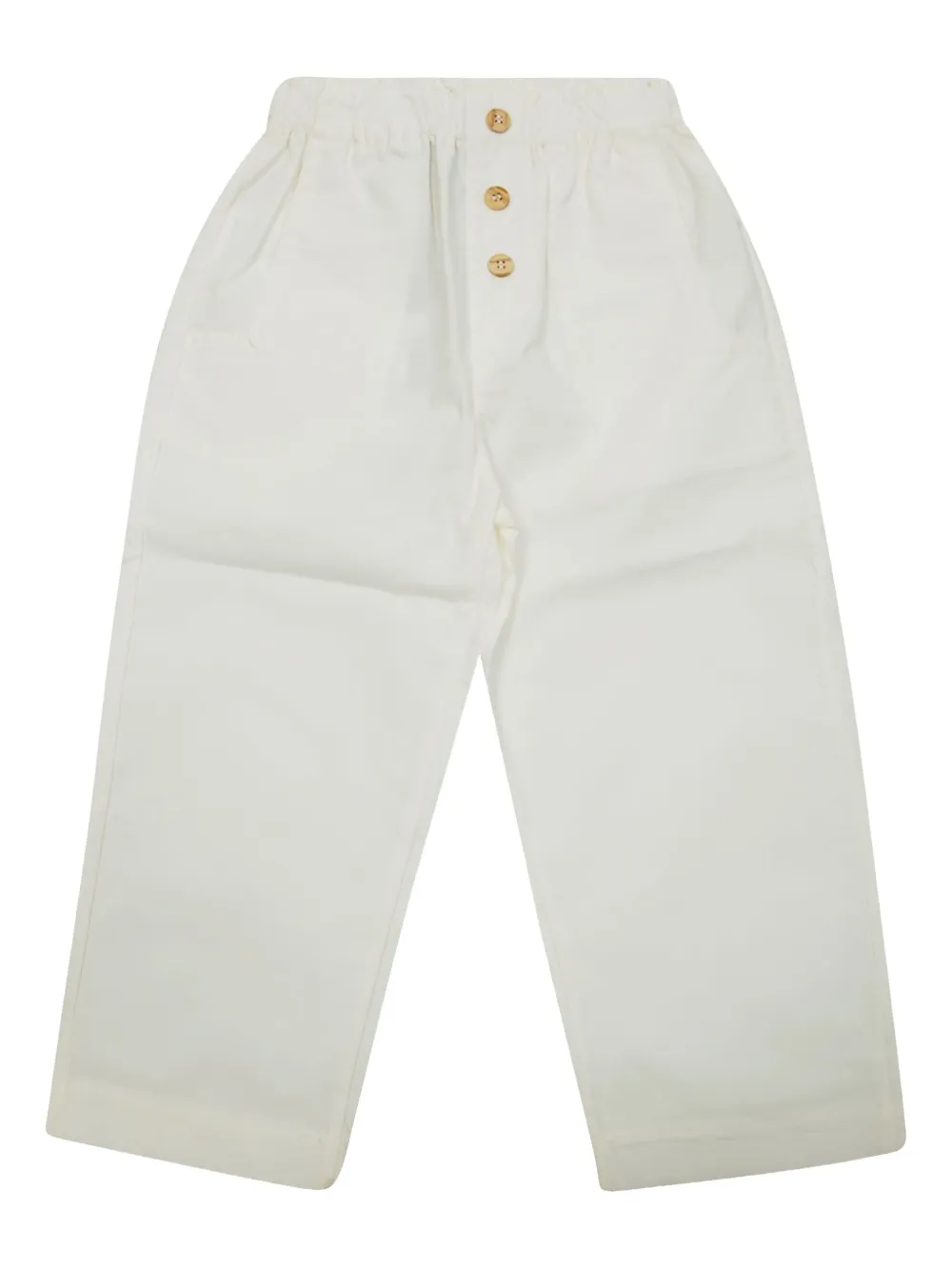 1 + IN THE FAMILY ボタン パンツ - ホワイト