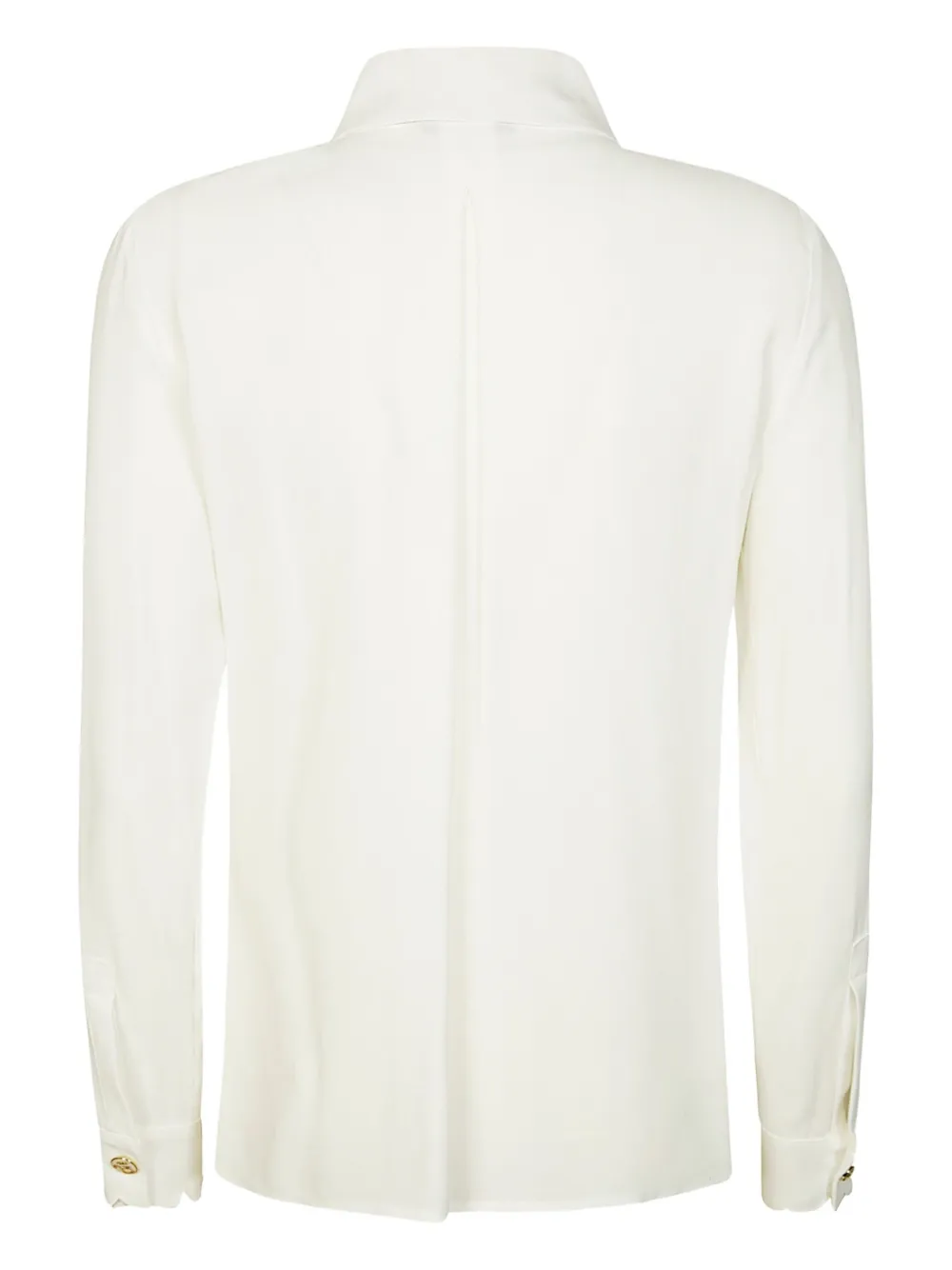 Elisabetta Franchi Blouse met ruches - Wit