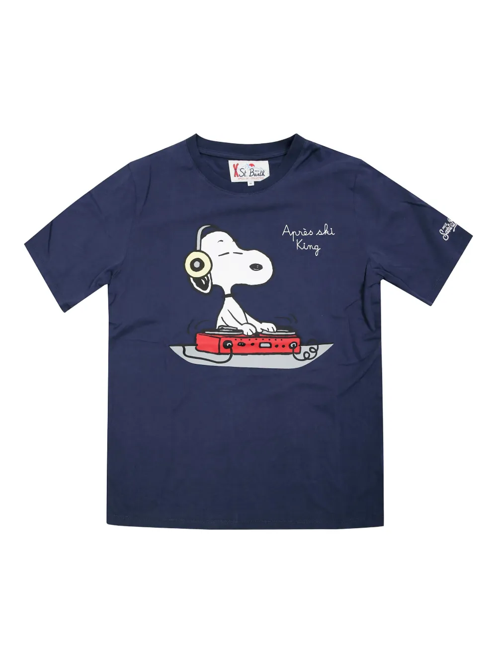 MC2 Saint Barth Kids Snoopy DJ short-sleeved T-shirt | Blue | Image 1
