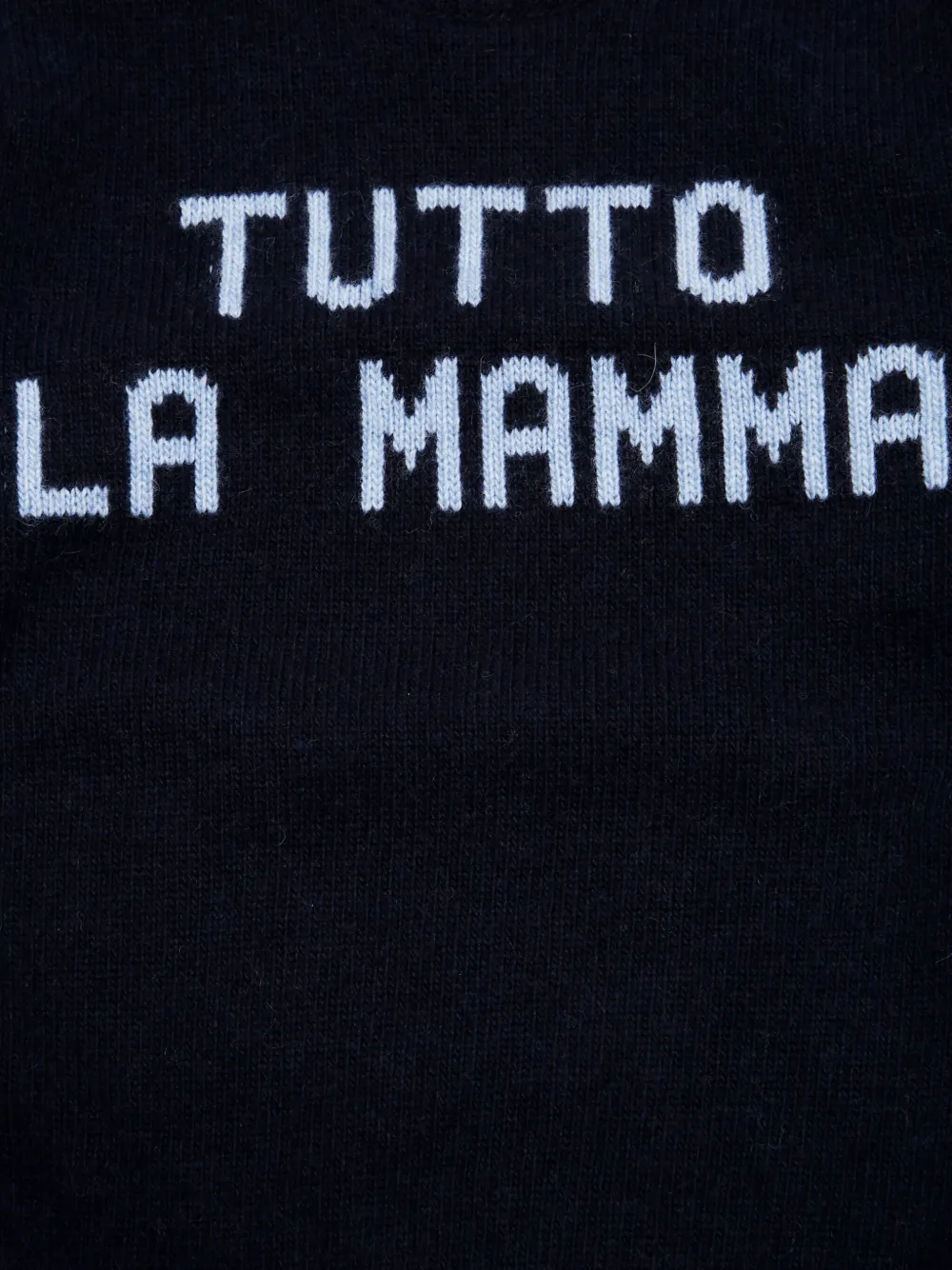 Mc2 Saint Barth Tutto La Mamma Sweater In Black