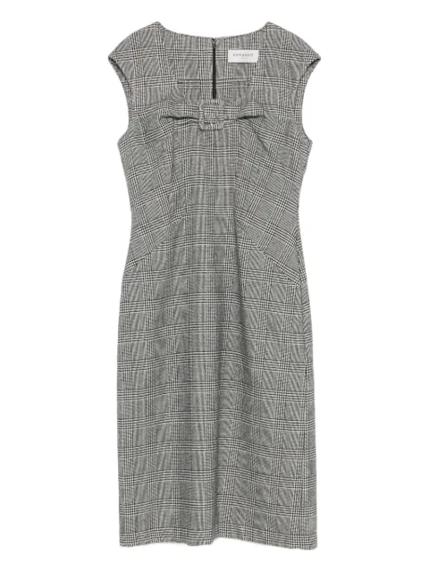 ERMANNO FIRENZE  vestido midi con cuadros estampados