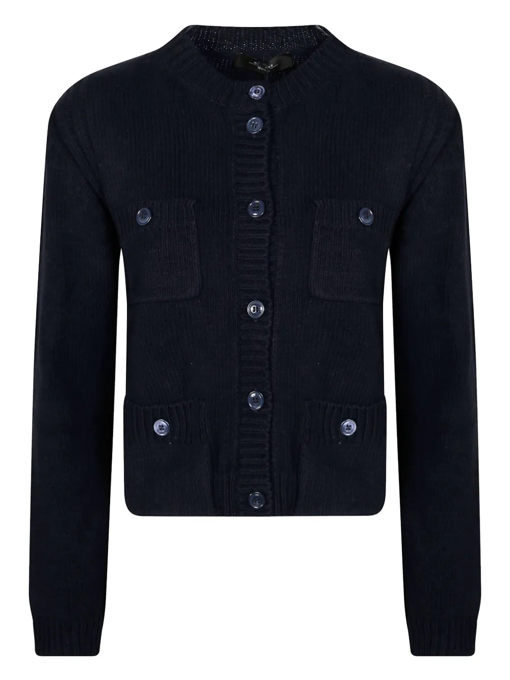 Weekend Max Mara button pocket cardigan | Blue | Image 1